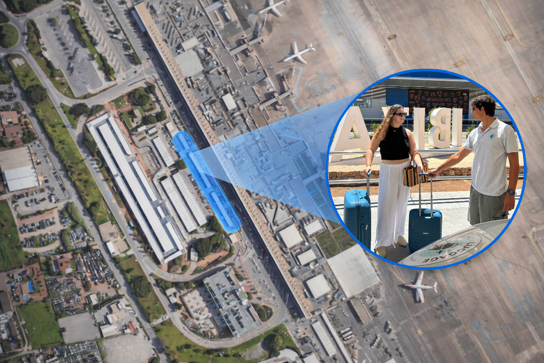 Ibiza Airport map – Express Parking meeting point