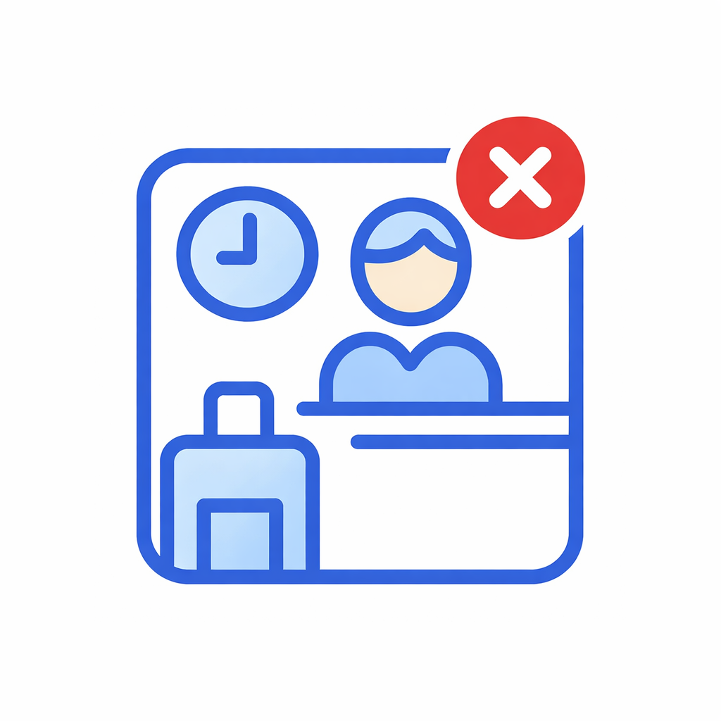 No public luggage location